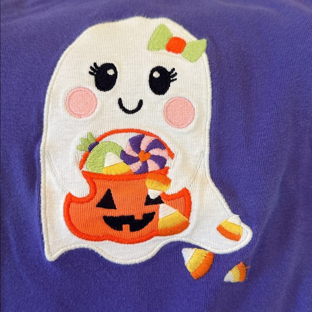 Gymboree Halloween Rich Purple Tee and pants - Picture 3 of 6